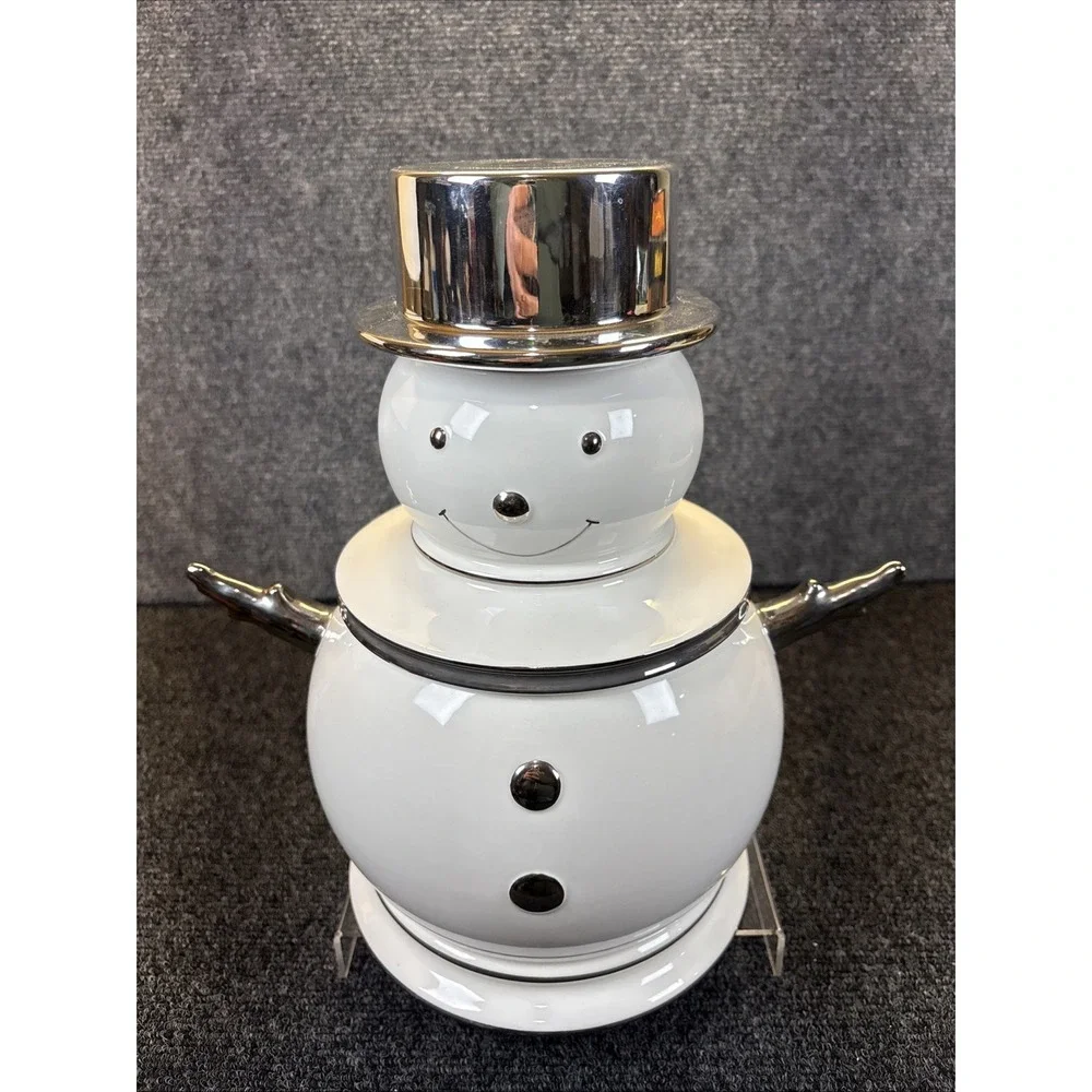 2007~Slatkin & Co.~The Perfect Christmas‎ Snowman Cookie Jar~Harry Slatkin